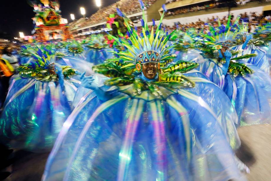 Desfile da escola de samba Portela, no Sambódromo da Marquês de Sapucaí, no Rio de Janeiro (RJ) - 28/02/2017