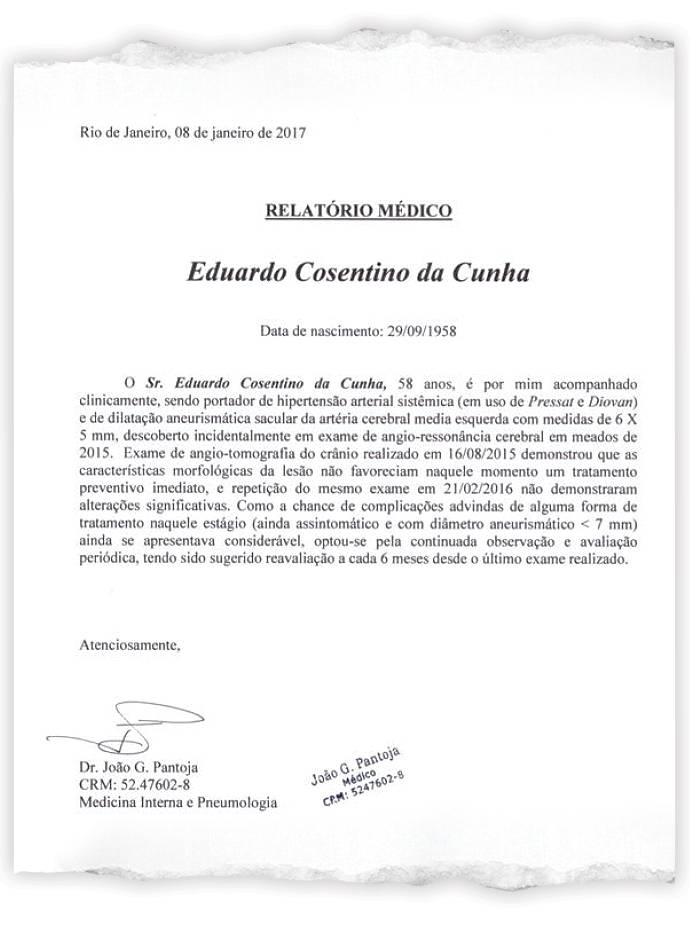 relatorio-medico-eduardo-cunha relatorio-medico-eduardo-cunha