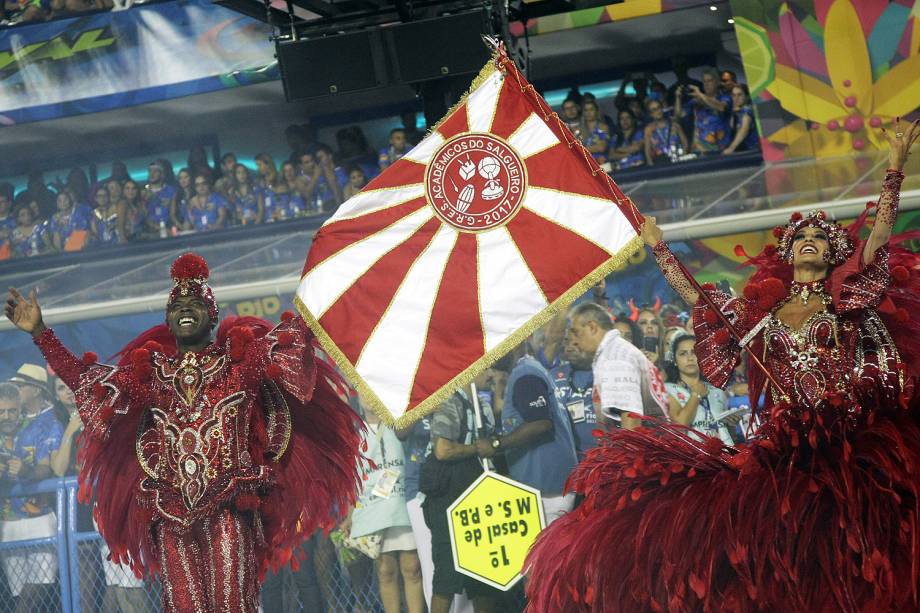 Desfile da escola de samba Acadêmicos do Salgueiro, no Sambódromo da Marquês de Sapucaí, no Rio de Janeiro (RJ) - 27/02/2017