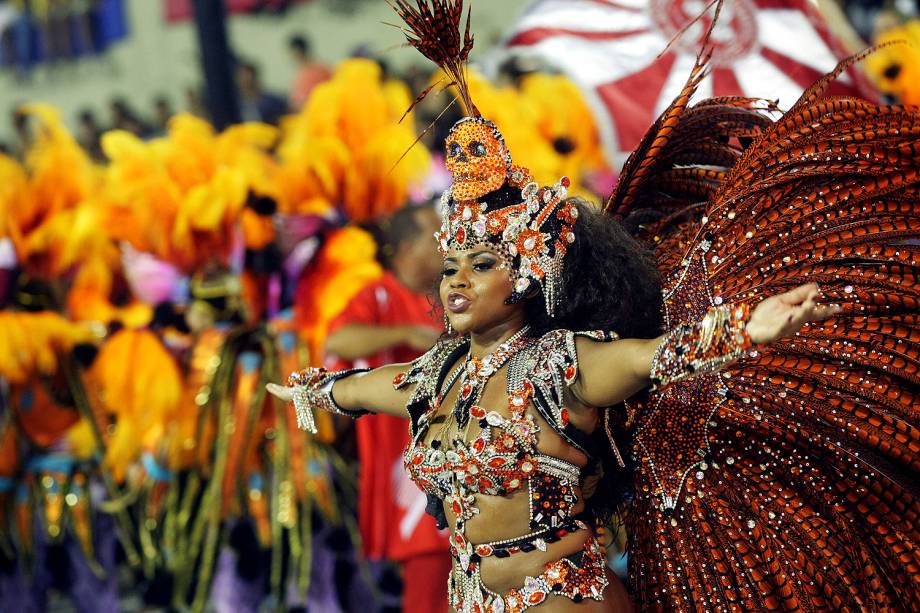 Desfile da escola de samba Acadêmicos do Salgueiro, no Sambódromo da Marquês de Sapucaí, no Rio de Janeiro (RJ) - 27/02/2017