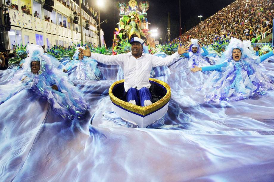 Desfile da escola de samba Portela, no Sambódromo da Marquês de Sapucaí, no Rio de Janeiro (RJ) - 28/02/2017