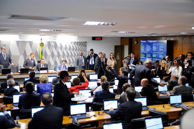 A Comissão de Constituição, Justiça e Cidadania (CCJ) sabatina Alexandre de Moraes, indicado pelo presidente Michel Temer para o cargo de ministro do Supremo Tribunal Federal (STF)