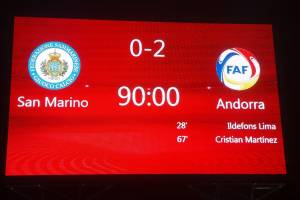 Jogo Andorra 2 X San Marino 0