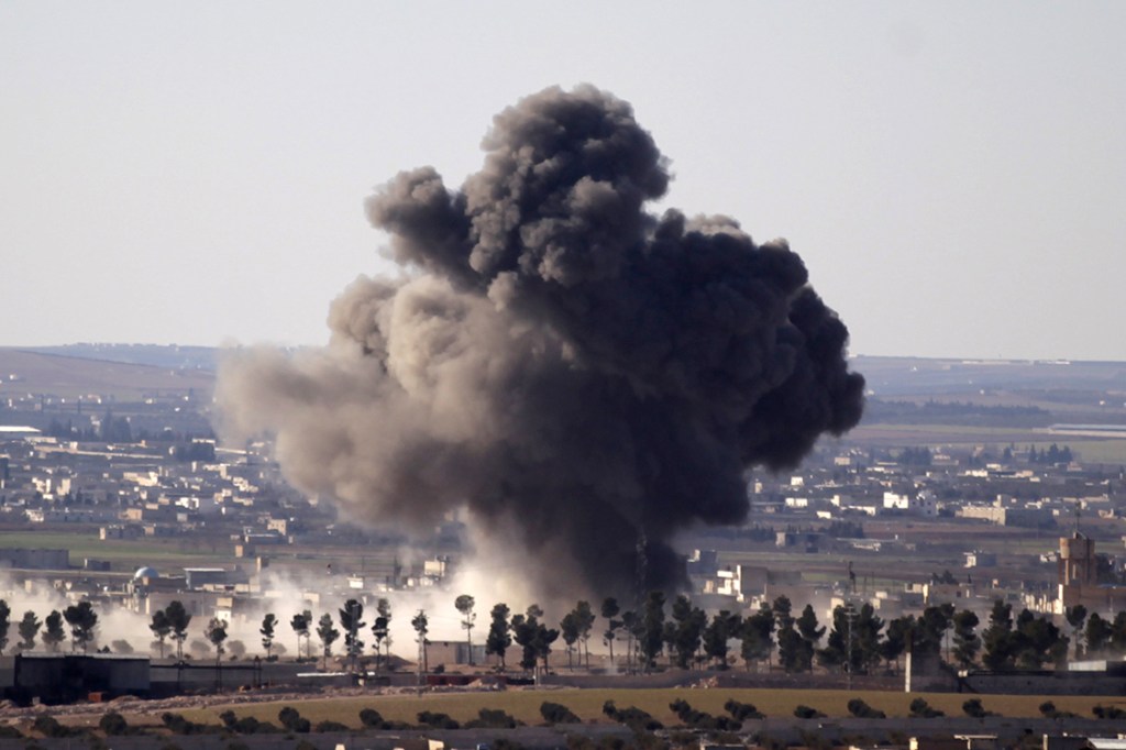 Atentado terrorista com carro-bomba na cidade de al-Bab, Síria