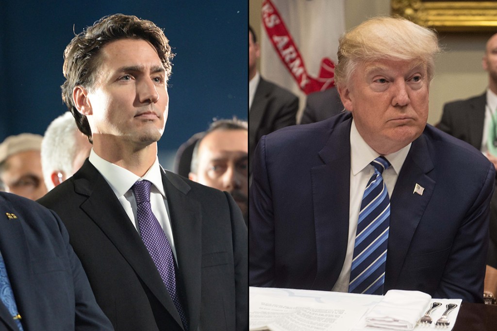 Justin Trudeau e Donald Trump