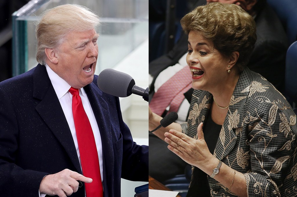 Donald Trump e Dilma Rousseff
