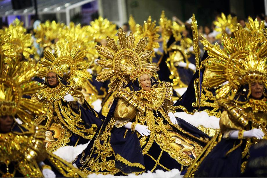 Desfile da Escola de Samba Unidos de Vila Maria válida pelo Grupo especial, no Sambódromo do Anhembi em São Paulo (SP) - 25/02/201