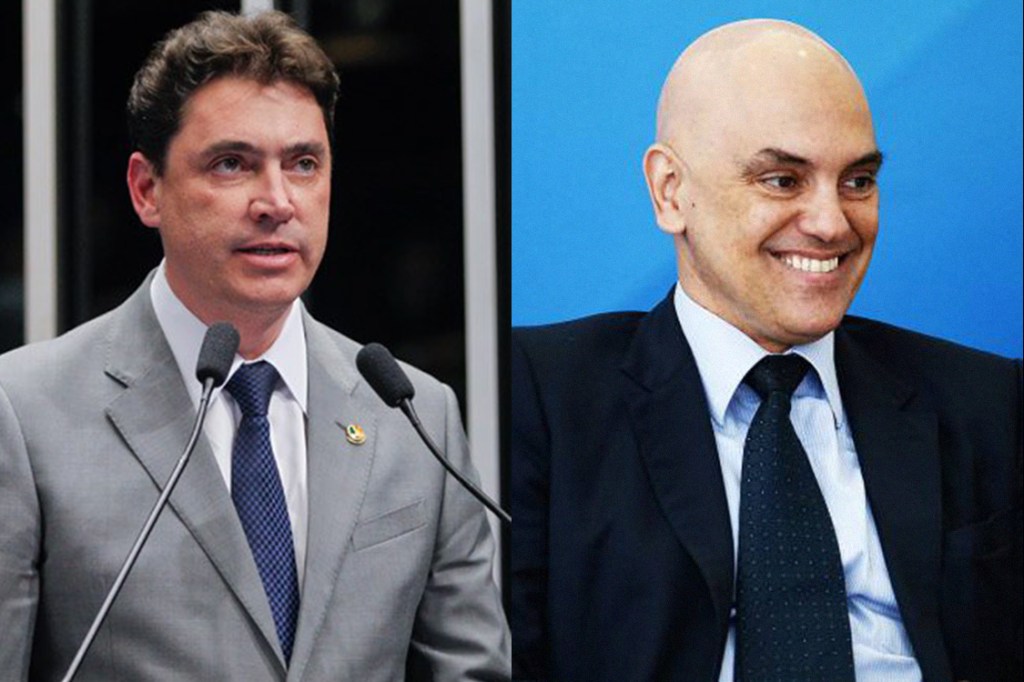 Senador Wilder Morais (PP-GO) e Ministro do STF, Alexandre de Moraes
