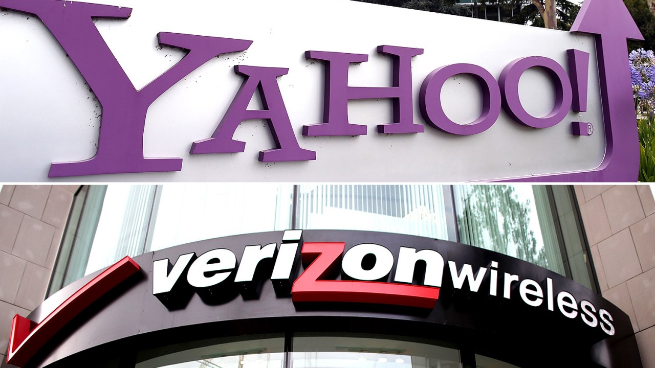 Fachada Yahoo e Verizon