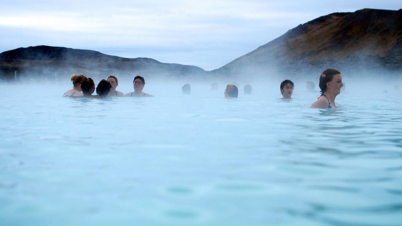 Blue Lagoon em Grindavík, na Islândia