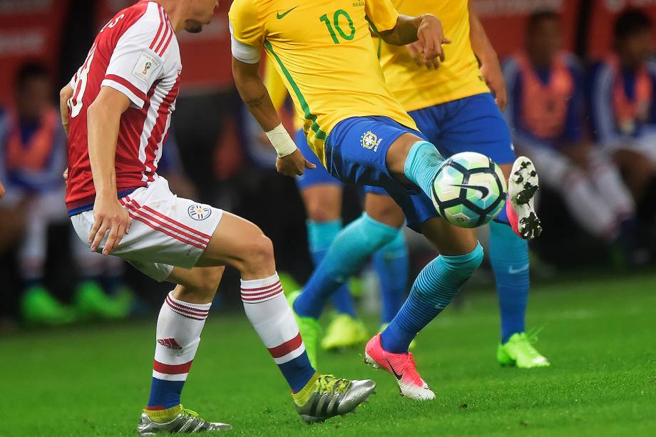 Partida entre Brasil e Paraguai válida pela 14ª rodada das Eliminatórias da Copa do Mundo Rússia 2018, na Arena Itaquera, em São Paulo - 28/03/2017