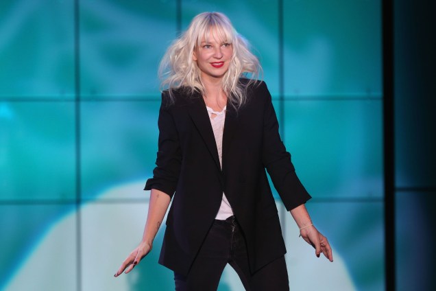 Sia durante show em Hollywood, nos Estados Unidos em 2013