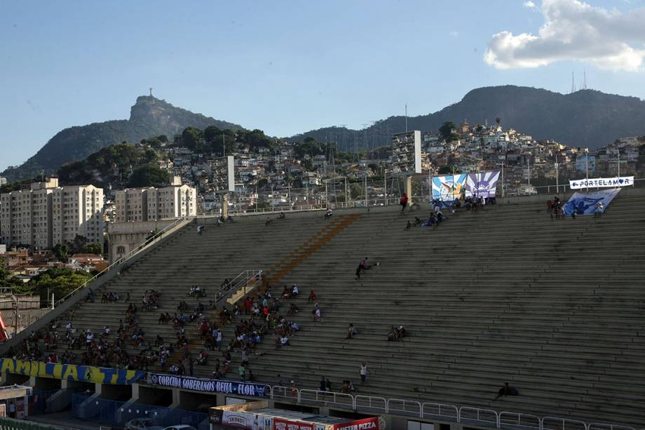 Vista da Marquês de Sapucaí, no centro do Rio de Janeiro, durante a apuração das notas do desfile das escolas de samba do Grupo Especial do carnaval carioca de 2017 - 01/03/2017