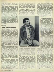 A prisão de Picadinho, em 1976. Clique para ler a repotagem de VEJA