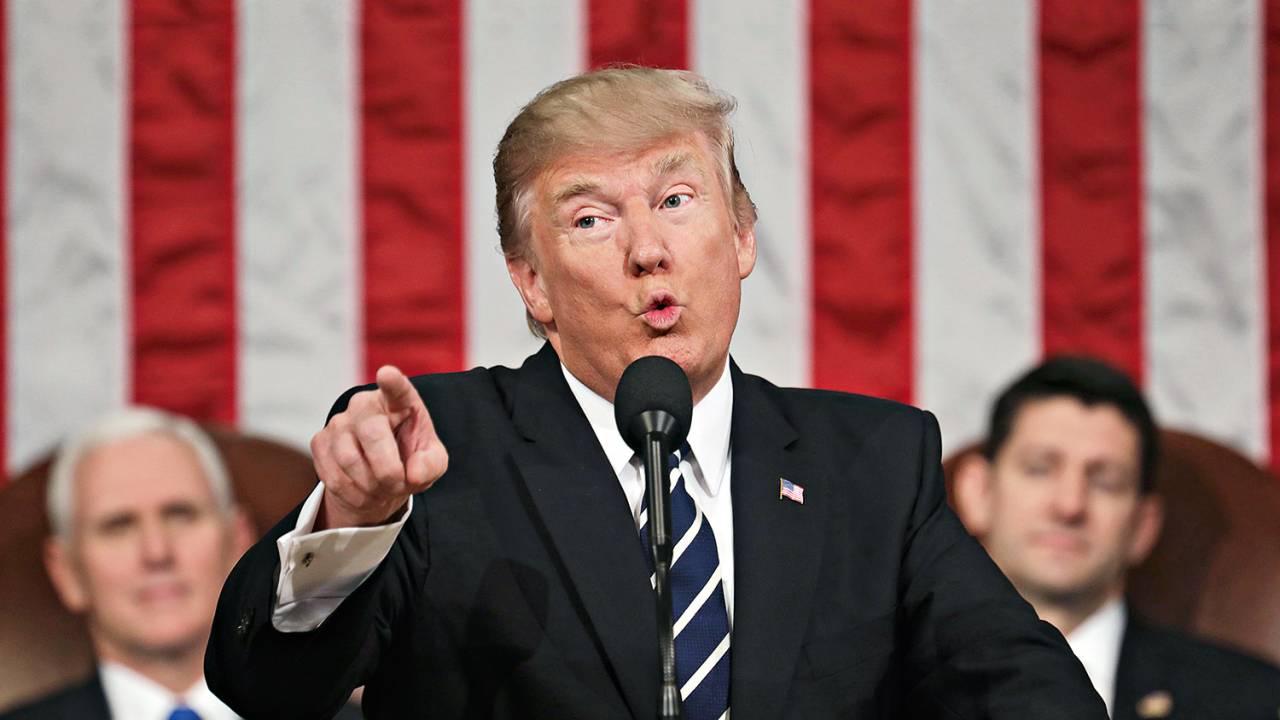 O presidente Donald Trump