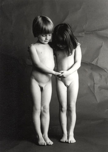 "Enfants Nus", fotografia de Jean François Bauret