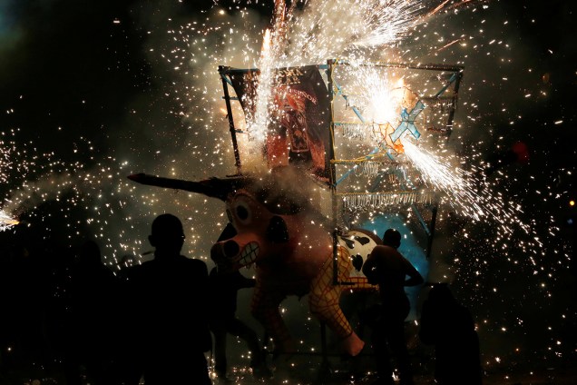 Pessoas comemoram o tradicional festival de San Juan de Diós, na Cidade do México