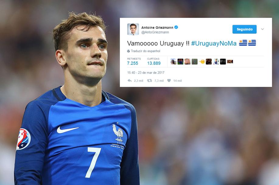 Griezmann torce pelo Uruguai no Twitter - e sofre com ...