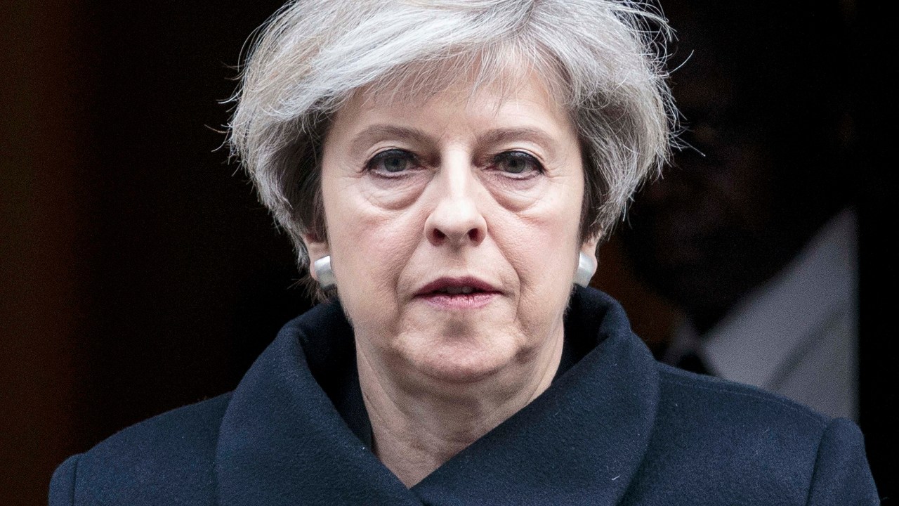 Imagens do dia - A primeira-ministra britânica Theresa May