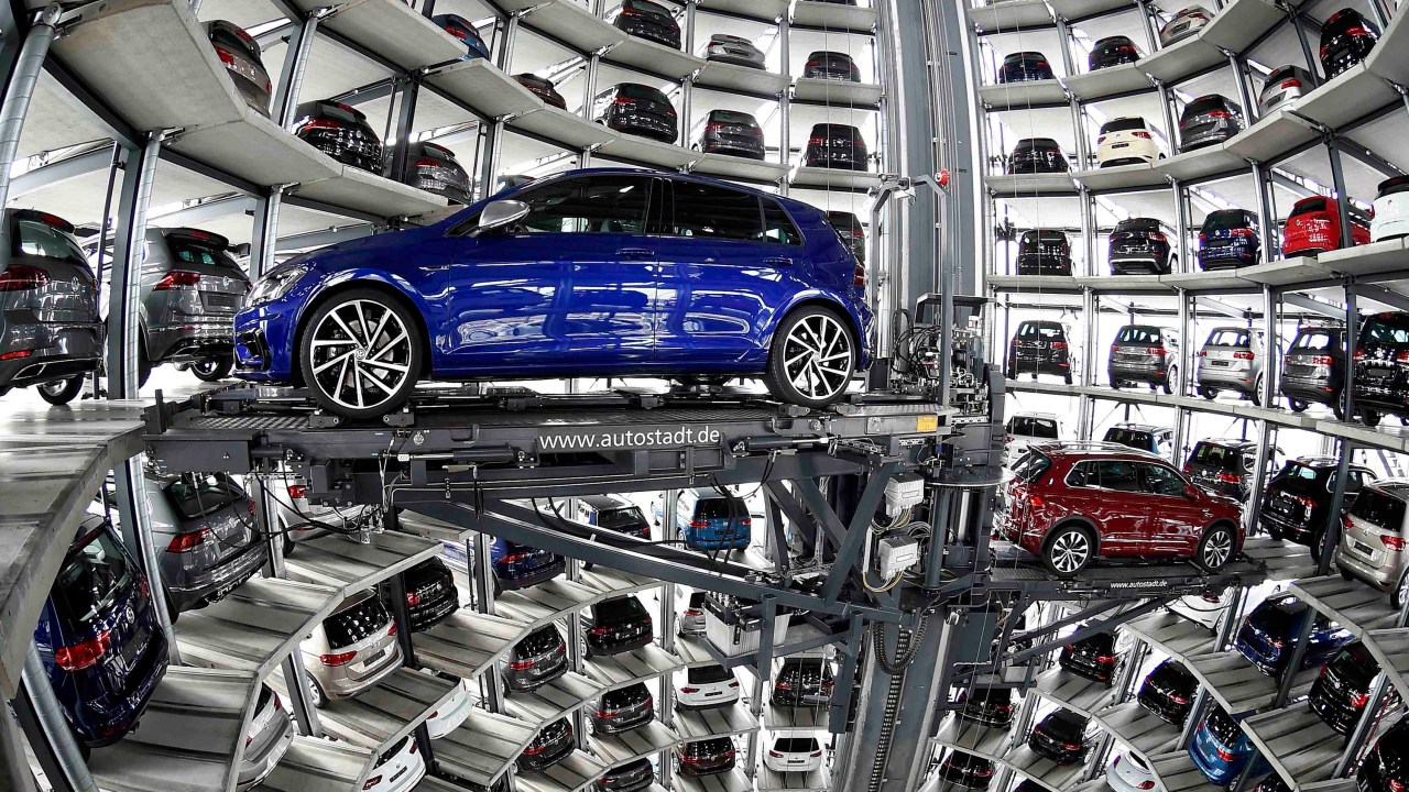Imagens do dia - Fábrica da Volkswagen na Alemanha