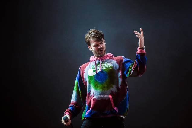 O duo americano Chainsmokers se apresenta no primeiro dia do Lollapalooza 2017 O duo americano Chainsmokers se apresenta no primeiro dia do Lollapalooza 2017