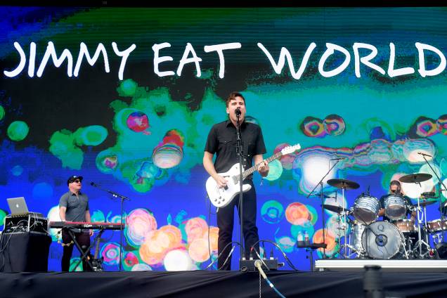 Banda Jimmy Eat World se apresenta na sexta edição do festival Lollapalooza, no Autódromo de Interlagos, São Paulo