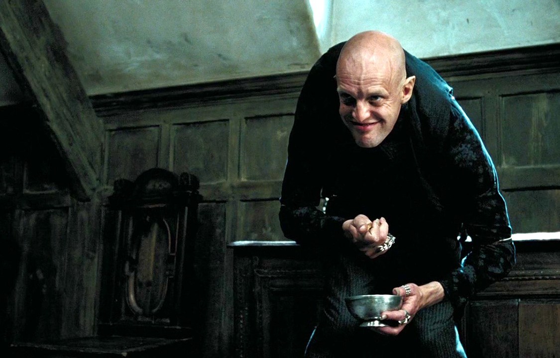 O ator Jim Tavaré como Tom the Innkeeper em 'Harry Potter e o Prisioneiro de Azkaban'