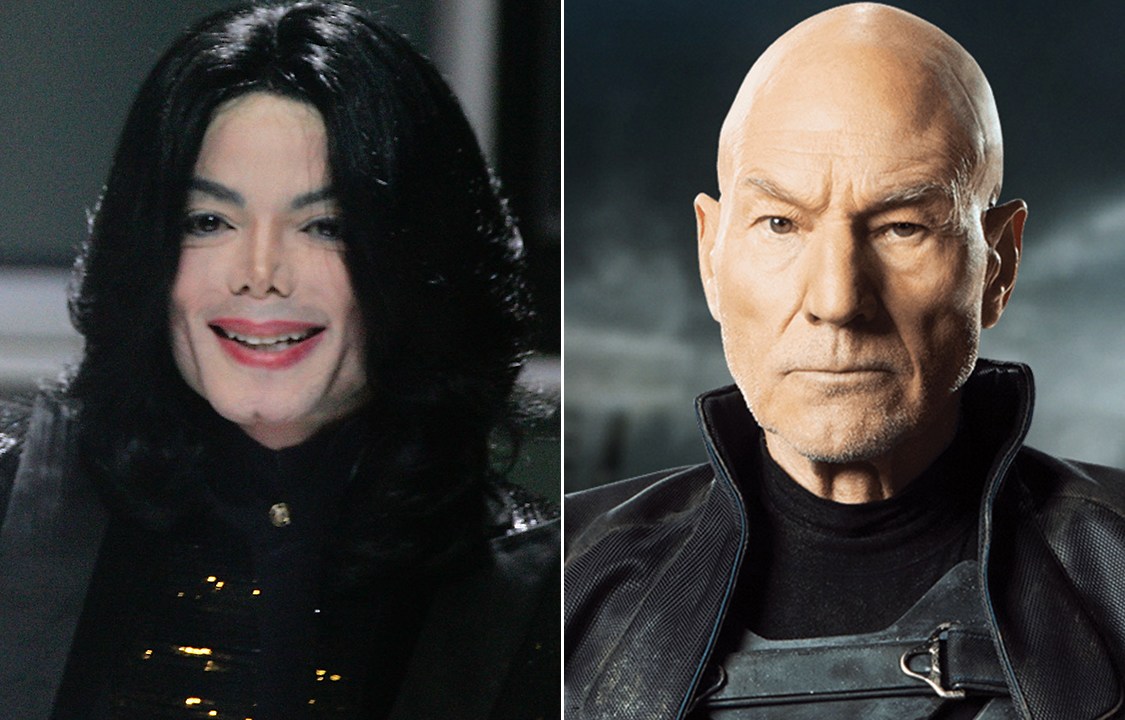 Michael Jackson e o Professor Xavier