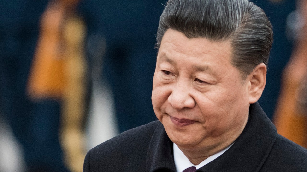 O presidente chinês Xi-Jinping