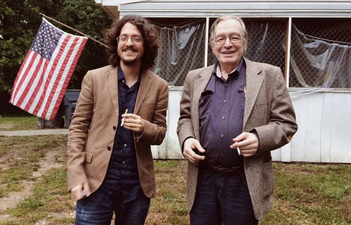 O cineasta Josias Teófilo e o filósofo Olavo de Carvalho