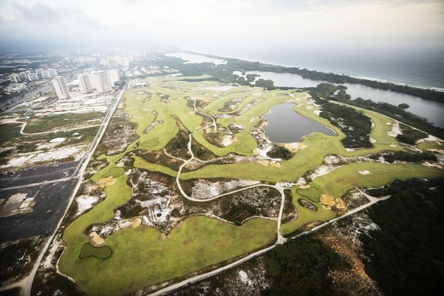 <span>Campo de golfe parcialmente degradado 7 meses após os Jogos Olímpicos Rio 2016</span>