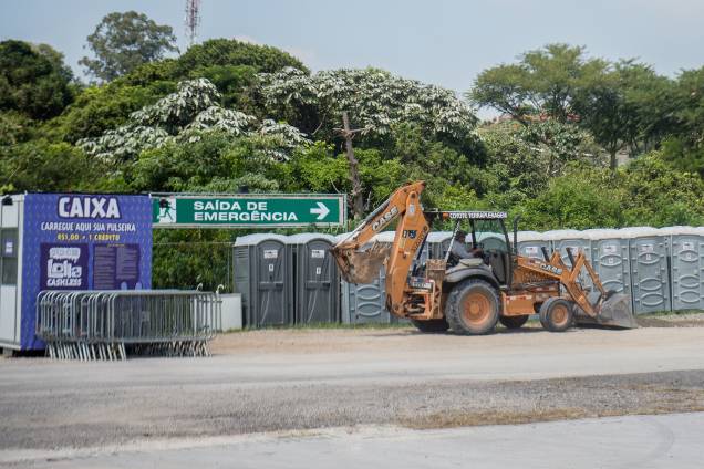 Últimos preparativos para o Lollapalooza 2017 no autódromo de Interlagos, Zona Sul de São Paulo Últimos preparativos para o Lollapalooza 2017 no autódromo de Interlagos, Zona Sul de São Paulo