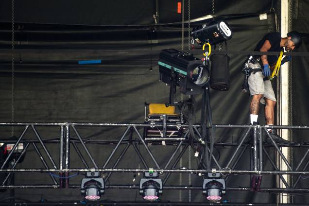 Últimos preparativos para o Lollapalooza 2017 no autódromo de Interlagos, Zona Sul de São Paulo Últimos preparativos para o Lollapalooza 2017 no autódromo de Interlagos, Zona Sul de São Paulo