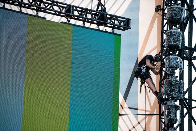 Últimos preparativos para o Lollapalooza 2017 no autódromo de Interlagos, Zona Sul de São Paulo Últimos preparativos para o Lollapalooza 2017 no autódromo de Interlagos, Zona Sul de São Paulo