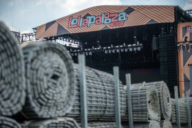 Últimos preparativos para o Lollapalooza 2017 no autódromo de Interlagos, Zona Sul de São Paulo Últimos preparativos para o Lollapalooza 2017 no autódromo de Interlagos, Zona Sul de São Paulo