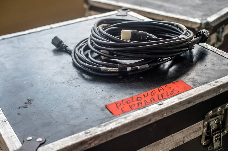 Últimos preparativos para o Lollapalooza 2017 no autódromo de Interlagos, Zona Sul de São Paulo