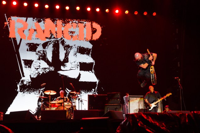 Show da banda Rancid no primeiro dia do Festival Lollapalooza 2017