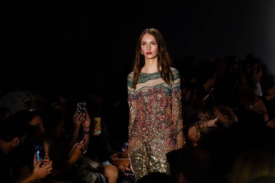 Desfile da estilista Fabiana Milazzo durante a São Paulo Fashion Week N43, na Bienal do Ibirapuera