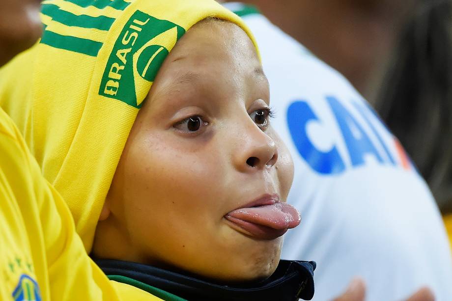 Torcida durante partida entre Brasil e Paraguai válida pela 14ª rodada das Eliminatórias da Copa do Mundo Rússia 2018, na Arena Itaquera, em São Paulo - 28/03/2017