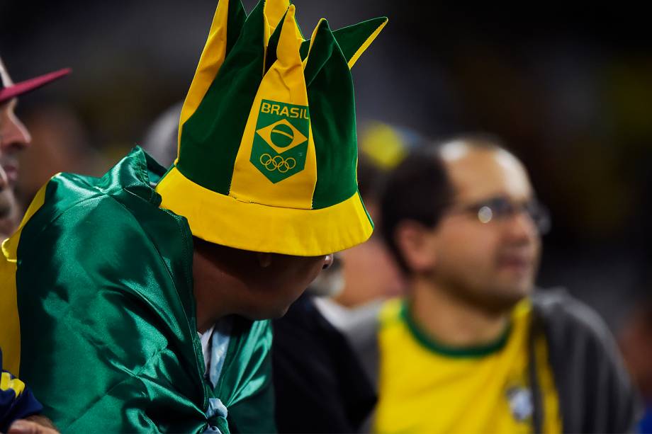 Torcida durante partida entre Brasil e Paraguai válida pela 14ª rodada das Eliminatórias da Copa do Mundo Rússia 2018, na Arena Itaquera, em São Paulo - 28/03/2017