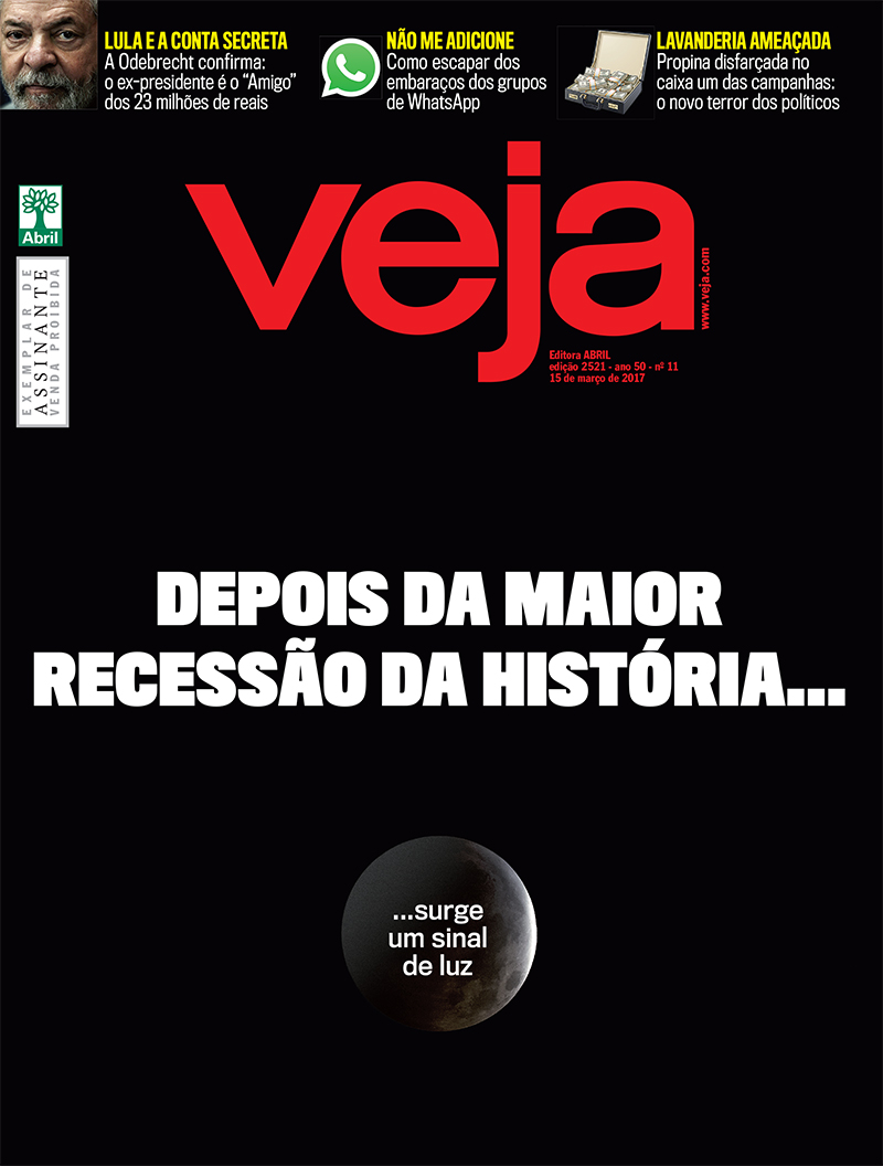 O país começa a sair do fundo do poço