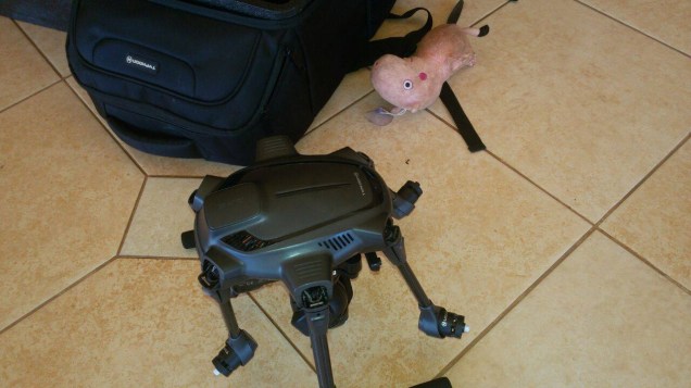 Drone usado em roubo no Paraguai
