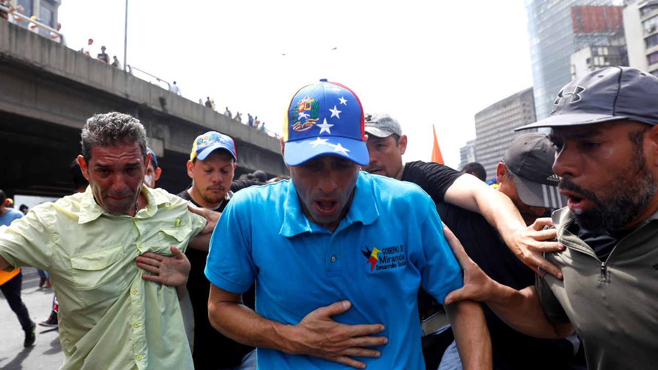 Protestos na Venezuela contra o governo de Nicolás Maduro - 06/04/2017