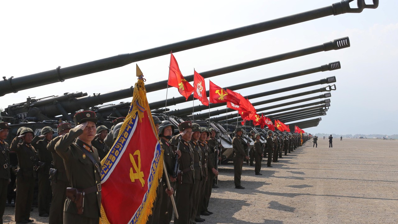 Coreia do Norte: exercício militar