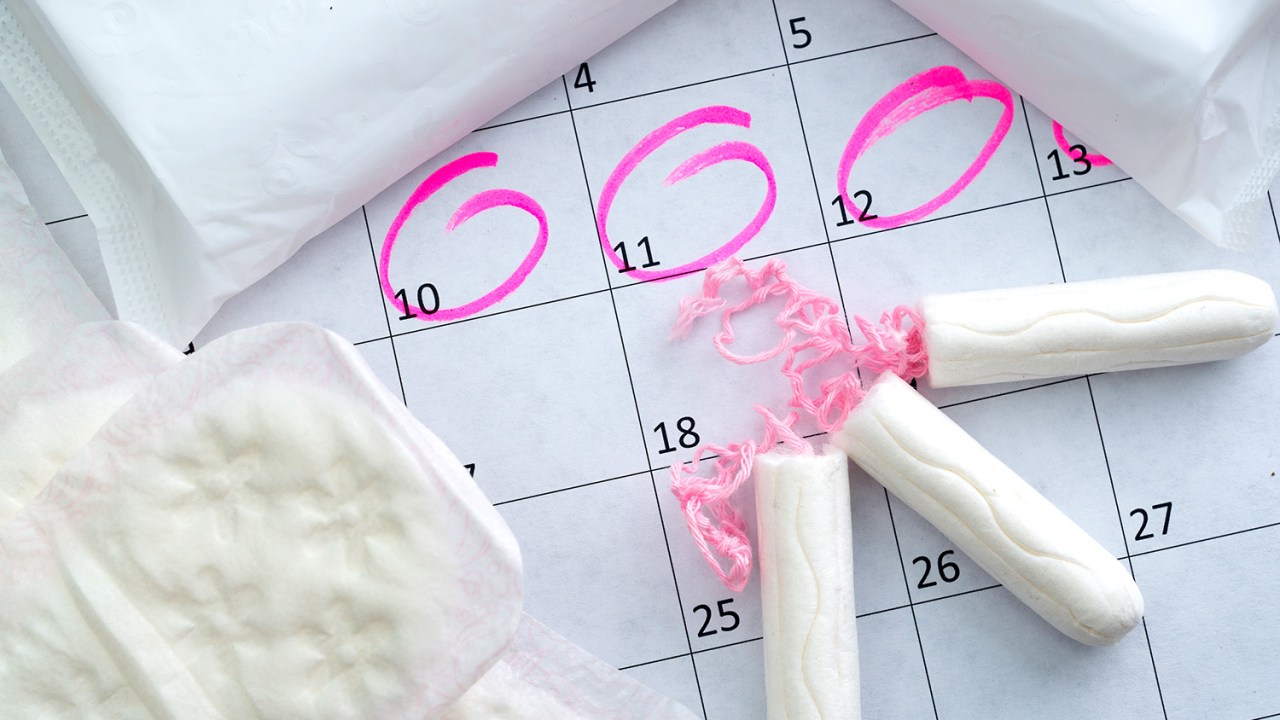 Ciclo menstrual - Calendário e Absorventes