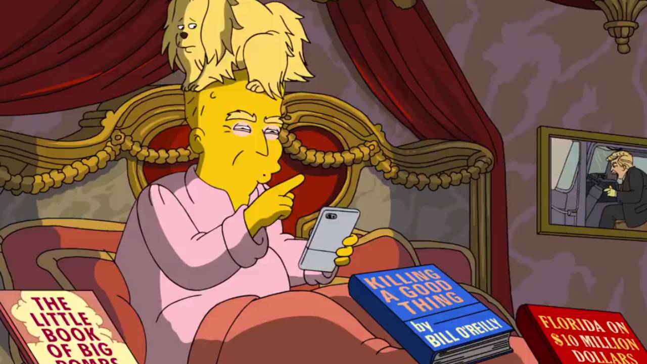 Donald Trump em mini-episódio de 'Os Simpsons'