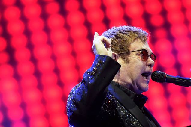 Show do cantor Elton John no estádio Allianz Parque, em São Paulo - 06/04/2017