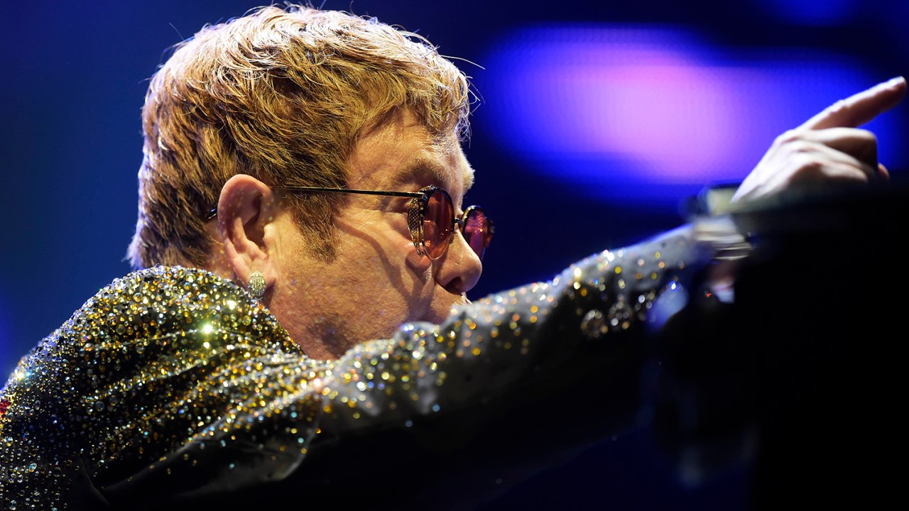 O cantor britânico Elton John