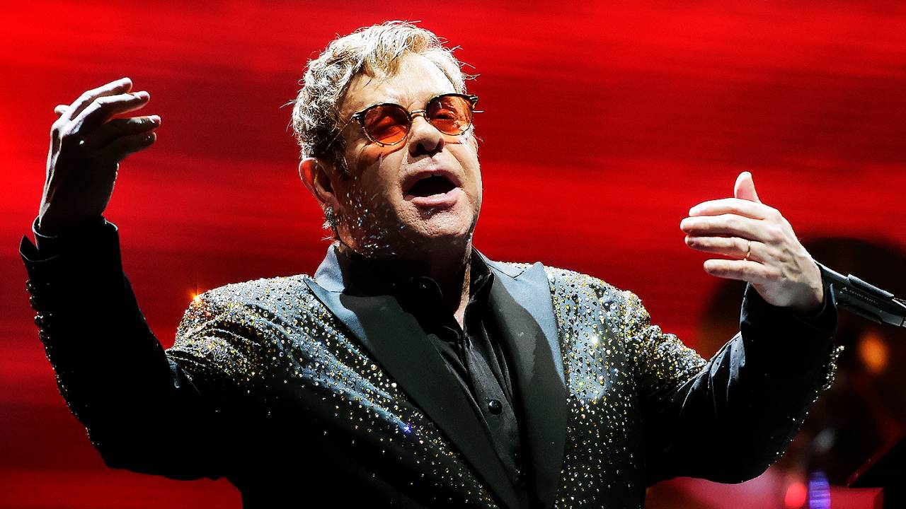 O cantor britânico Elton John