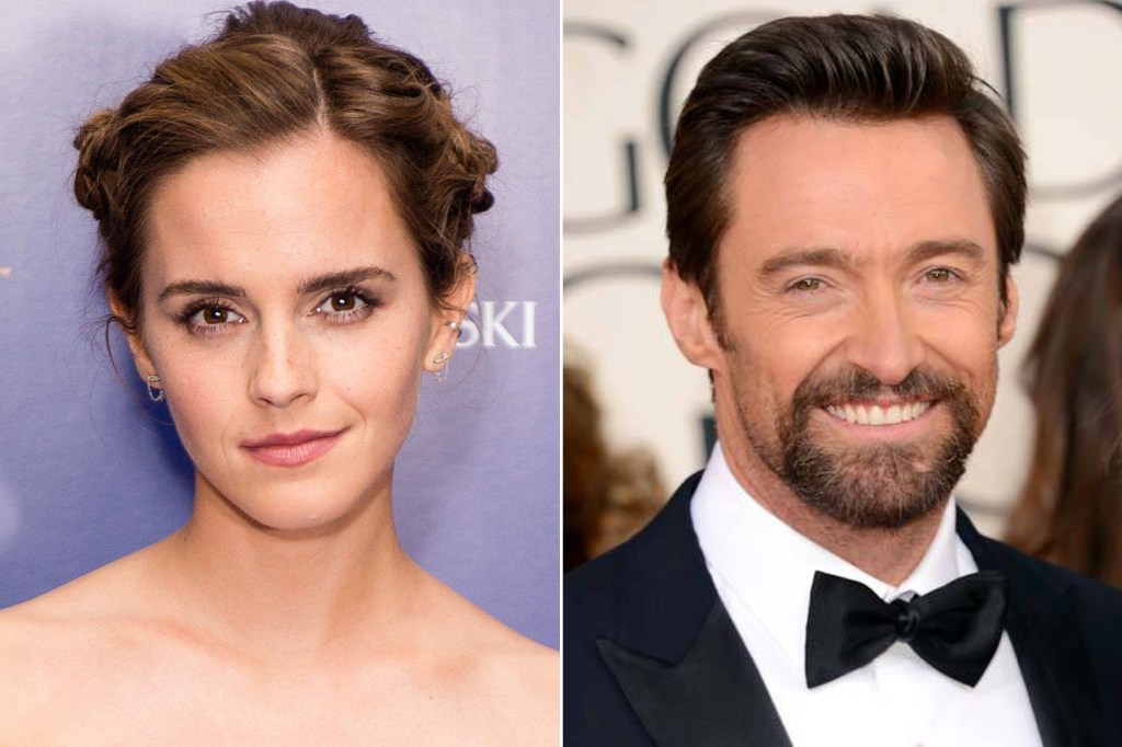 Emma Watson e Hugh Jackman vão concorrer na mesma categoria no MTV Movie & TV Awards